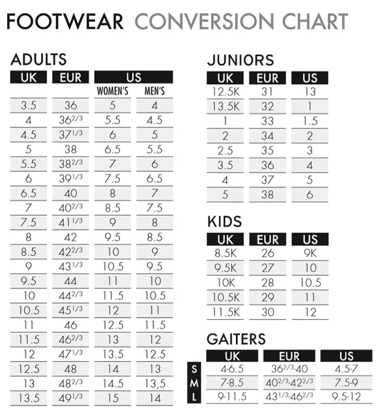 Smart Travel Thailand SIZE GUIDE